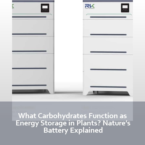 What Carbohydrates Function as Energy Storage in Plants? Nature’s Battery Explained